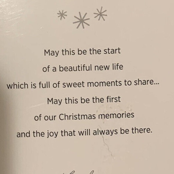 NEW Hallmark Keepsake 2015 Porcelain Wedding Cake Christmas Tree Ornament in Box - Picture 5 of 6